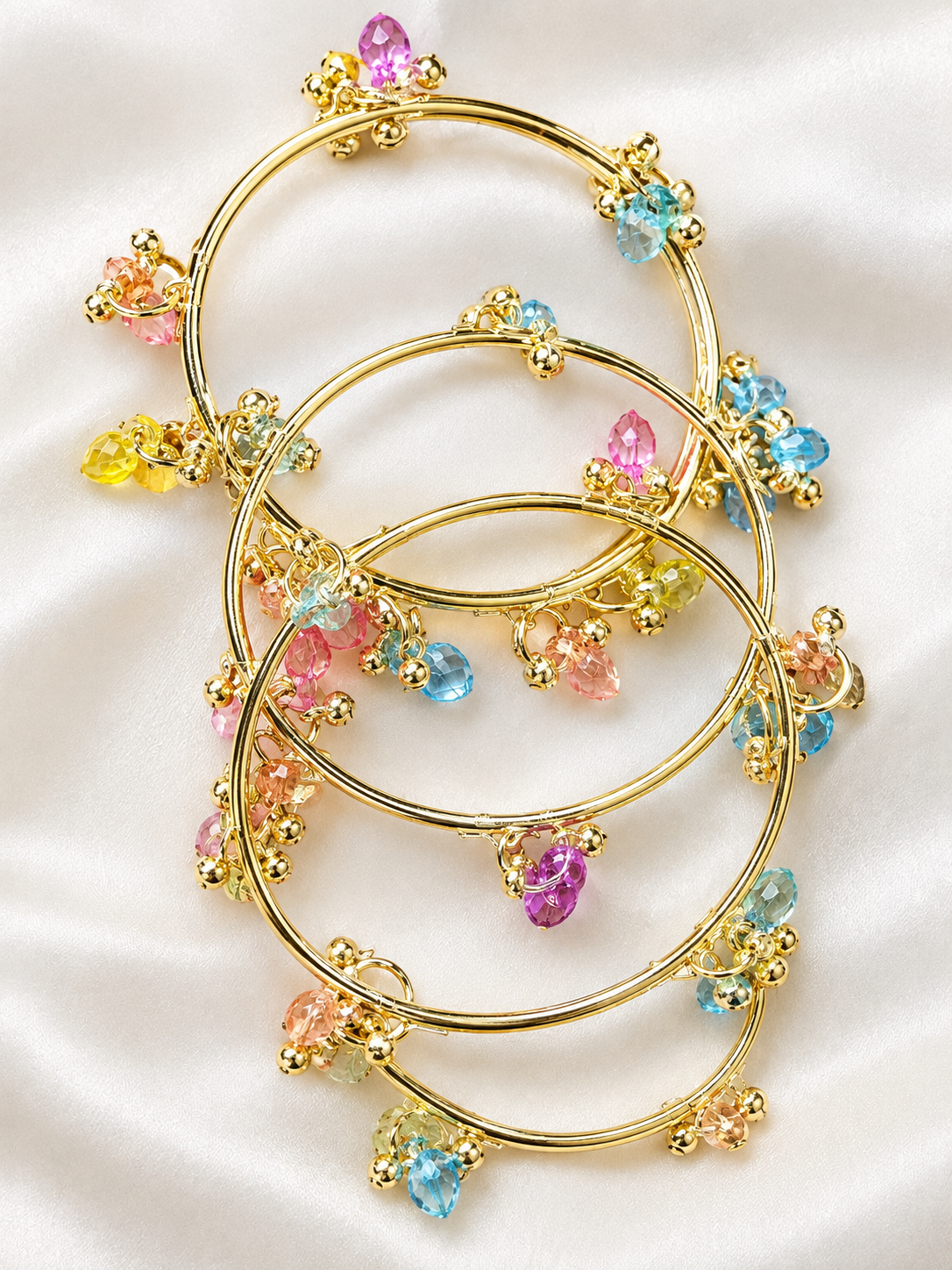 Beautiful Multicolour Stone Bangles – Add a Touch of Elegance to Every Outfit