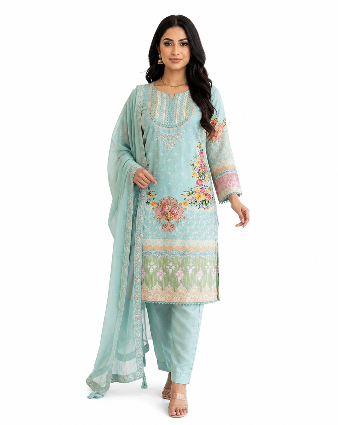 Pastel colour Elegance for any occasion women pent suit