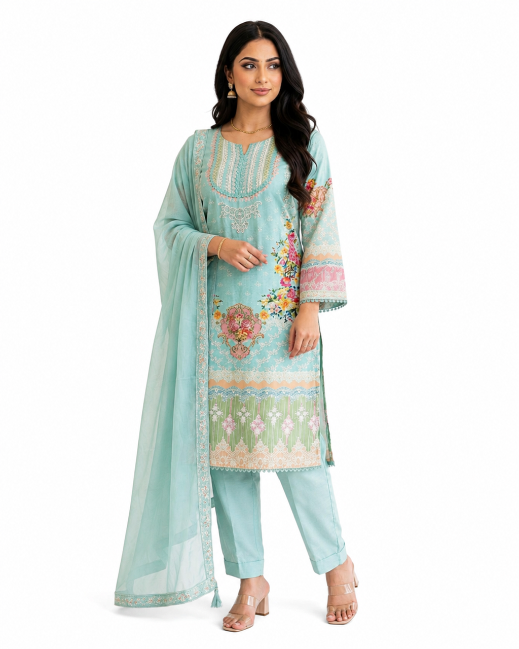 Pastel colour Elegance for any occasion women pent suit