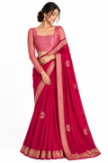 Pink Ready to Wear Saree for Women | Stitched Saree Australia – M SIZE