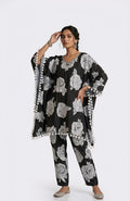 Midnight Rose Sequined Kaftan Co-ord Set