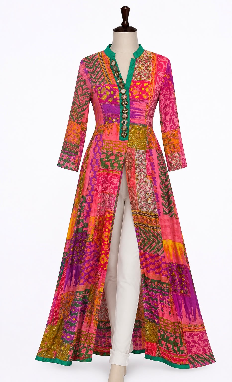Beautiful sequine work kurta perfect with jeans or leggings