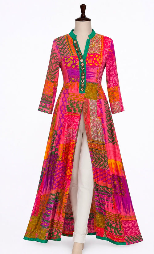 Beautiful sequine work kurta perfect with jeans or leggings